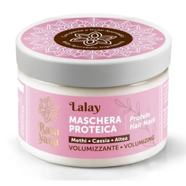 Rasayana Biocosmesi Cabello Maschera Proteica Volumizzante Lalay 150ml - Imagen 1
